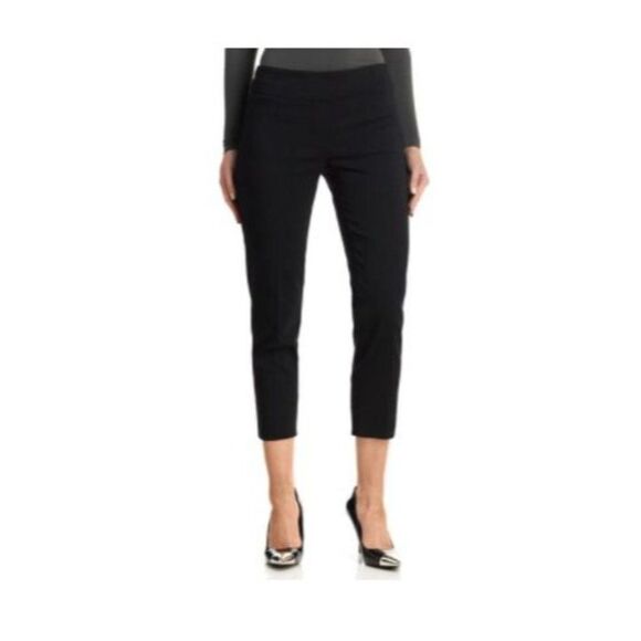 NWT Zac & Rachel Women's Millennium Pull-On Ankle Slim Leg Pants, Black, SIZE 8 - Picture 1 of 7
